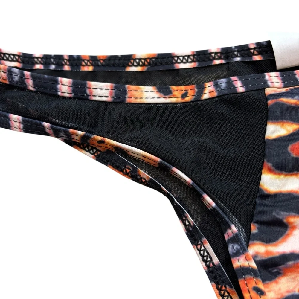 Brand new without Tags Animal‎ Print Strapless Bikini Size Medium